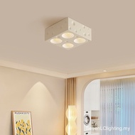 Creme Style Led Ceiling Light Square Cheese Bedroom Living Room Hallway Balcony Aisle Ceiling Decora