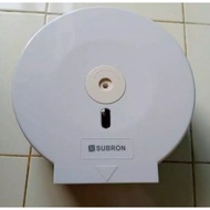 Subron jumbo roll tissue holder White Subron roll tissue holder White Subron jumbo tissue holder/