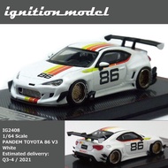 [Ready Stock] IG 1: 64 PANDEM Rocket Rabbit 86 V3 Wide Alloy Car Model Japanese Sports Car Modified 