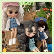 GSWLTT Pocket Jeans Overalls Skirt, Fashion 7 Styles Doll Princess Shirt, Kids Toys DIY Accessories 