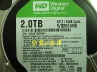 【登豐e倉庫】 YF227 WD20EARS-00S8B1 2TB SATA2 硬碟