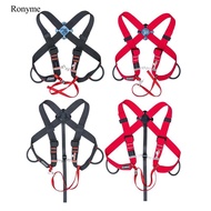 Ronyme Upper Body Harness Ascending Protection Adjustable Fixed Belt Caving Canyoning Rock Climb