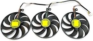 1SET T129215SU FDC10H12S9-C RX 5700XT Strix OC GPU Fan Compatible with RX 5700、RX 5700XT、RX 5600XT O
