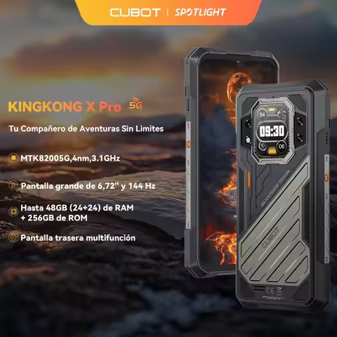CUBOT KINGKONG X PRO rugged Smartphone phone 5G Dimension 8200 4nm 3,1GHz 144Hz 6,72 screen 10200mAh