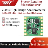WITMOTION ADXL375/ADXL357/ADXL355 Serial Three-axis Accelerometer ±200g±40g±8g Sensor Module