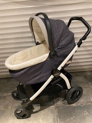 激罕 Peg-perego denim 型格牛仔布BB 車 初生 newborn baby car stroller Aprica Combi High Chair bb 初生嬰兒安撫搖搖椅公仔椅墊 
