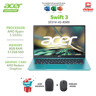 Acer Swift 3 FHD Laptop SF314-43-R2Q8/R7TH/R3R9   (14"/RYZEN 7 5700U  AMD RADEON Graphics W10 OPI)