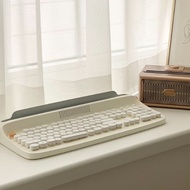 actto 復古打字機鍵盤 數字款- 奶油黃 （注音鍵帽）