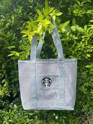 Starbucks กระเป๋าใส่กล่องอาหารกลางวัน ผ้าแคนวาส แบบพกพา สไตล์ญี่ปุ่น