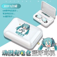 Hatsune miku Headset fufu Hatsune miku Merchandise Anime Game Binaural Touch Wireless Bluetooth Head