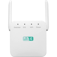 Novitec ZenBooster 300Mbps WiFi Range Extender, Wireless Signal Repeater Booster 2.4 and 5 GHz Dual Band 4 antennas 360