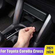 For Toyota Corolla Cross XG10 2021 2022 2023 2024 ABS Car Central Armrest Storage Box Center Console Organizer Tray Acce