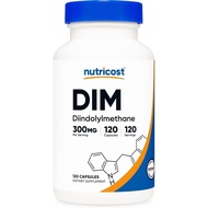 Nutricost DIM (Diindolylmethane) Plus BioPerine 300mg, 120 Vegetarian Capsules - Up to 4 Month Suppl