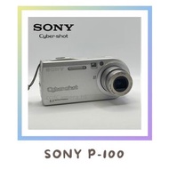【網紅款．復古風】  SONY CyberShot P-100 CCD 銀色 數碼相機