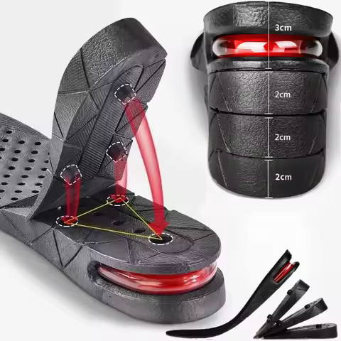 1Pair Height Increase Insole for Feet 3cm 5cm 7cm 9cm Variable Height Shoes Insoles Men Women Air Sh