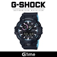 [OFFICIAL CASIO WARRANTY] Casio G-Shock GA-700PC-1A Men's Analog Digital Black Blue Resin Strap Watc