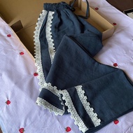 LINEN LACE PANTS BY.ONNI | LINEN LACE PANTS | READ DESCRIPTION