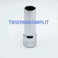 MATA 1/ 2" Drive Spark Plug Socket 14mm Size 12PT Spark Plug Socket 14 mm 12 PT Made in Taiwan Gesta