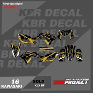 KAWASAKI KLX BF DECAL STICKER VARIATION OF GRAPHIC MOTIFS MOTORCYCLE DECAL KLX BF 16 CUSTOMkawasaki 