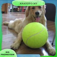 [anayoyo.my] 9.5 Inch Dog Tennis Ball Giant Pet Toys Big Inflatable Tennis Ball Dog Chewing Toy Gian