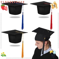 CLEVERHD Graduation Hat, 2024 Happy Graduation University Mortarboard Cap, Unisex High School Graduation Season Congrats Grad University Academic Hat