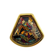 二手愛馬仕琺瑯耳環，單耳環，品牌名稱，配件，珠寶，黃金