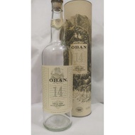 Oban Scotch whiskey 750ml empty bottle and original box