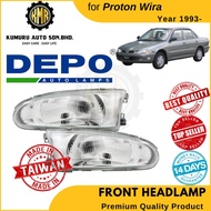 (1@PC) Depo Front Headlamp Proton Wira Satria Putra