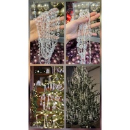 Plastic Pearl String for Christmas Tree Decoration [Real Photo]