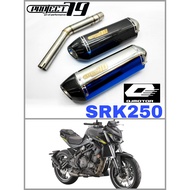 SRK250 Exhaust Short Slip On Piping Stainless Steel Project79 Muffler Project 79 QPM04SV/BK/CB/RB Ek