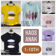 KATUN Cute baby toddler t-shirt with chicken feather wings, Pink, light blue, white, yellow, Lilac, 