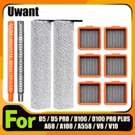 For UWANT D100 PRO PLUS / D5 PRO / A60 / A100 / A558 / V8 / V10 Robot Vacuum Cleaner Replacement Par