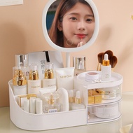 3 Color Cosmetic Rack Makeup Mirror Cosmetic Drawer Cosmetic Rack Aesthetic Mirror