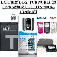 BATERRY BL-5J FOR NOKIA C3 5228 5230 5235 5800 N900 X6 BATERI 1320MAH