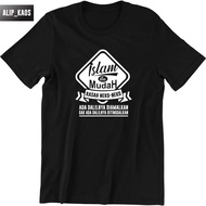 Men's T-Shirt With Islamic MUSLIM Words Is Beautiful For Contemporary SANTRI Da'Wah Clothes