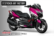 สติ๊กเกอร์ฉลาม XMAX 2018-2022 Shark Monster  คุณภาพ3Mแท้เคลือบใสด้านกันรอย