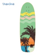 [Shamjina] Surfskate Deck Ply Surfskate Cruiser Portable Wood