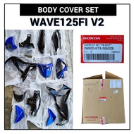 BODY SET HONDA W125 FI V2 - WAVE 125 FI WAVE125FI W125I COVERSET FRAME COLOR PARTS BLACK BLUE BODY C
