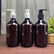 Scarlet 300 Bottle ML 300 Pump Bottle/ ML 300 Pet Bottle/ BROWN MADAML - 24 Neck Pump Cap 300 Lotion