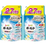 Bold Laundry Detergent Liquid Fresh Flower Scent Refill 1950g x 2 Bags