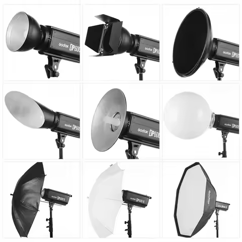 Godox DP600II 600W GN80 Built-in Godox 2.4G Wireless X System Studio Professional Flash for Offers C