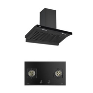 ชุดครัว เครื่องดูดควัน TEKA DHA 90BK และ เตาแก๊ส GB LUX78 2G
