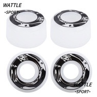 WATTLE 4Pcs/Set Skateboard Wheels, 78-85A Hardness PU Skateboard Replacement Wheels, Durable High El