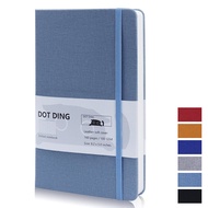 A5ผ้าจุดสมุดบันทึก100 GSM งาช้างสีขาวกระดาษไดอารี่ Office & School Notepad เครื่องเขียน