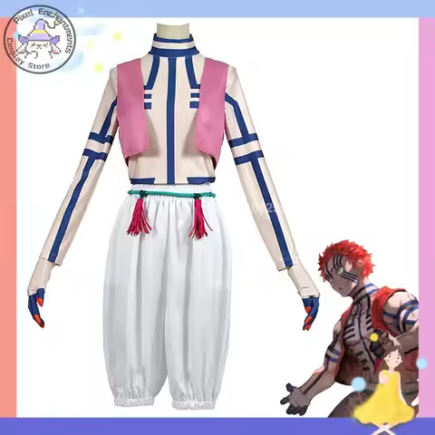Popular Anime Upper Moon Three Akaza Cosplay Costume Two-dimensional Animation Role-playing As Comic