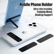 Metal bracket durable invisible phone foldable stand mobile phone Ultra thin Durable Desktop smartph