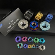 Motorcycle Titanium Alloy TC4 Modified Rear Axle Nut Motor Nut M5/M6/M8/M10/M12/M14-M20 6MHU