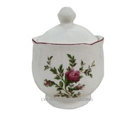 Claytan 206FS Moss Roses Bekas Gula dengan Penutup | Sugar Bowl /Lid 280ml