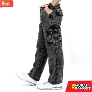 Latest denim pants - Gizmo Men's Cargo Jeans Loose fit Regular Baggy / Cargo pants Regular Jeans Sta