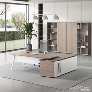 Shanghai Boss Class Table Office Manager Table New Style Table Chair Board Table Presidential Combin